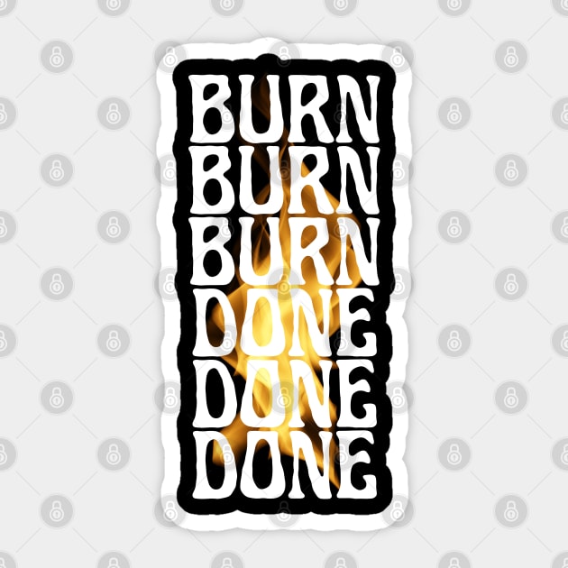 BURN DONE - Arson j-hope BTS Sticker by e s p y